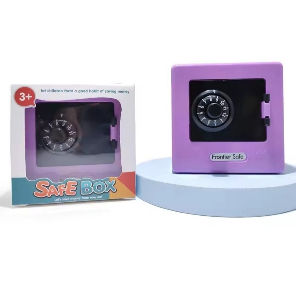 Purple Kids Toy Safe Box